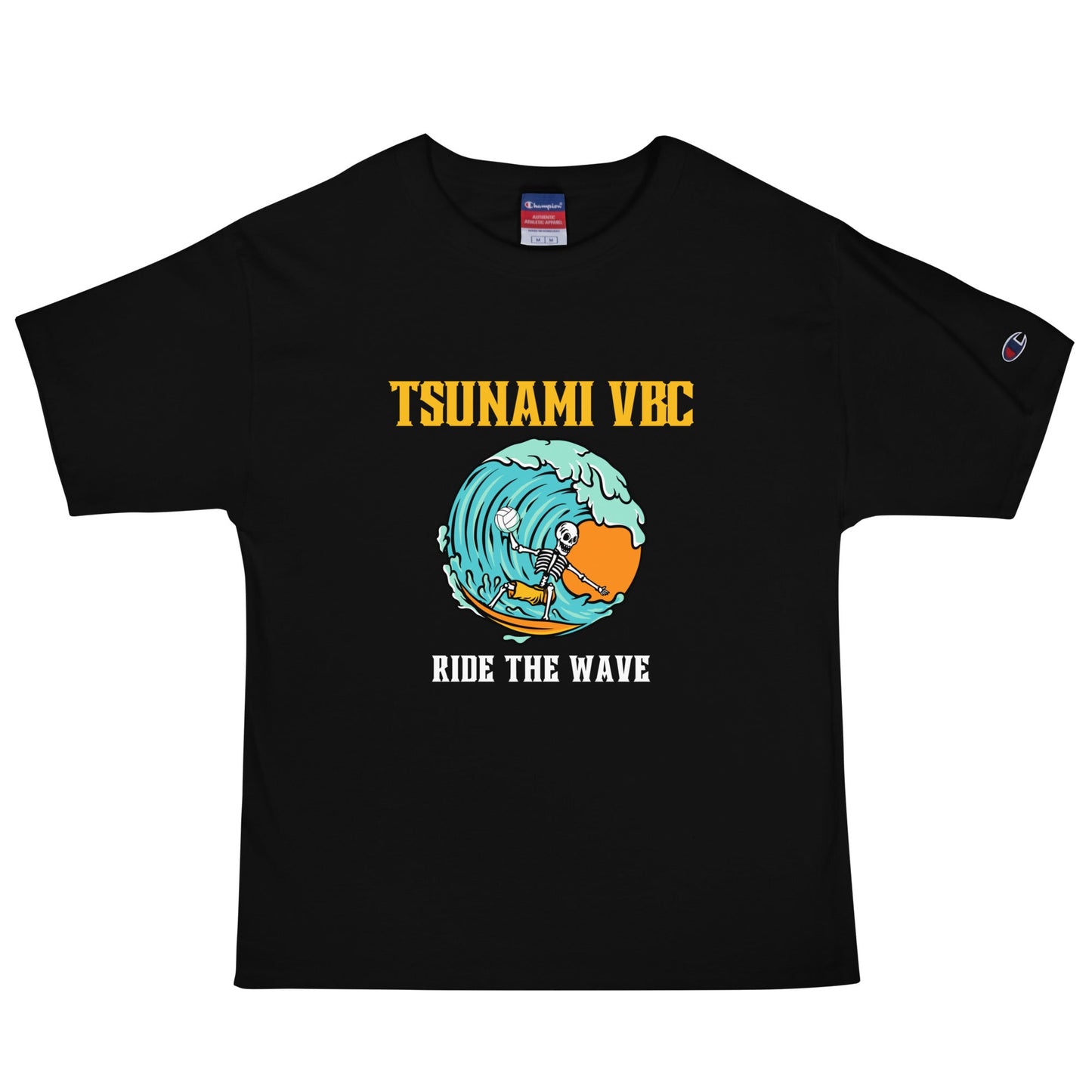 Signature | Champion T-Shirt | Tsunami Volleyball Club | Surf Wave VBC Logo