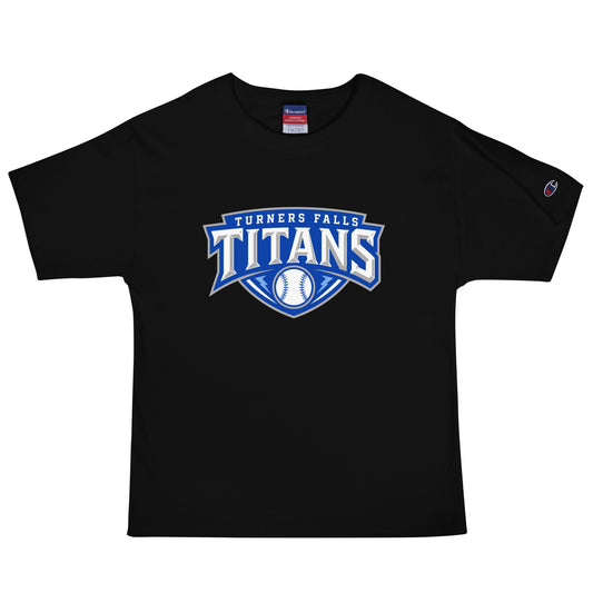 Signature | Champion T-Shirt | Turners Falls Titans | Titan Crest Logo