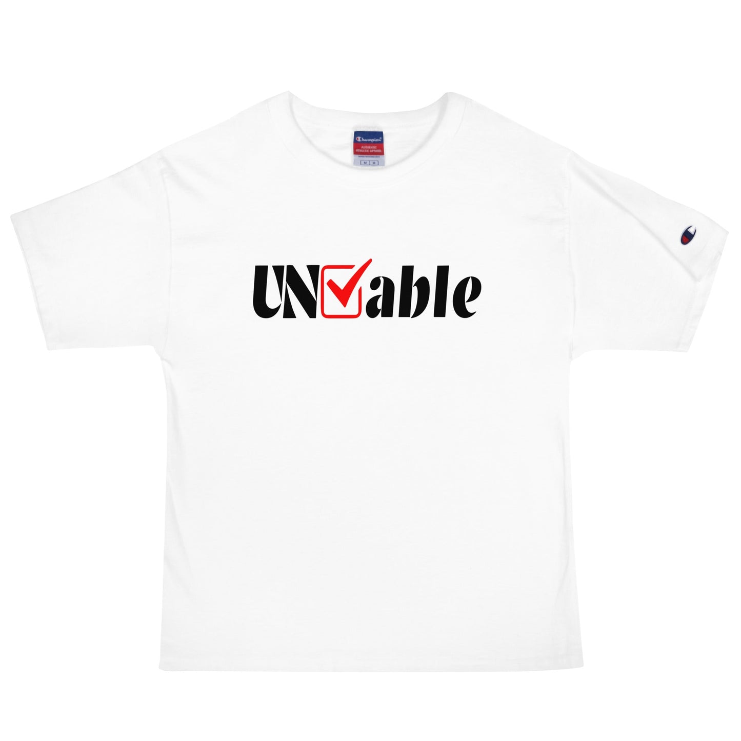 Signature | Champion T-Shirt | Uncheckable | UNCHKABL Logo