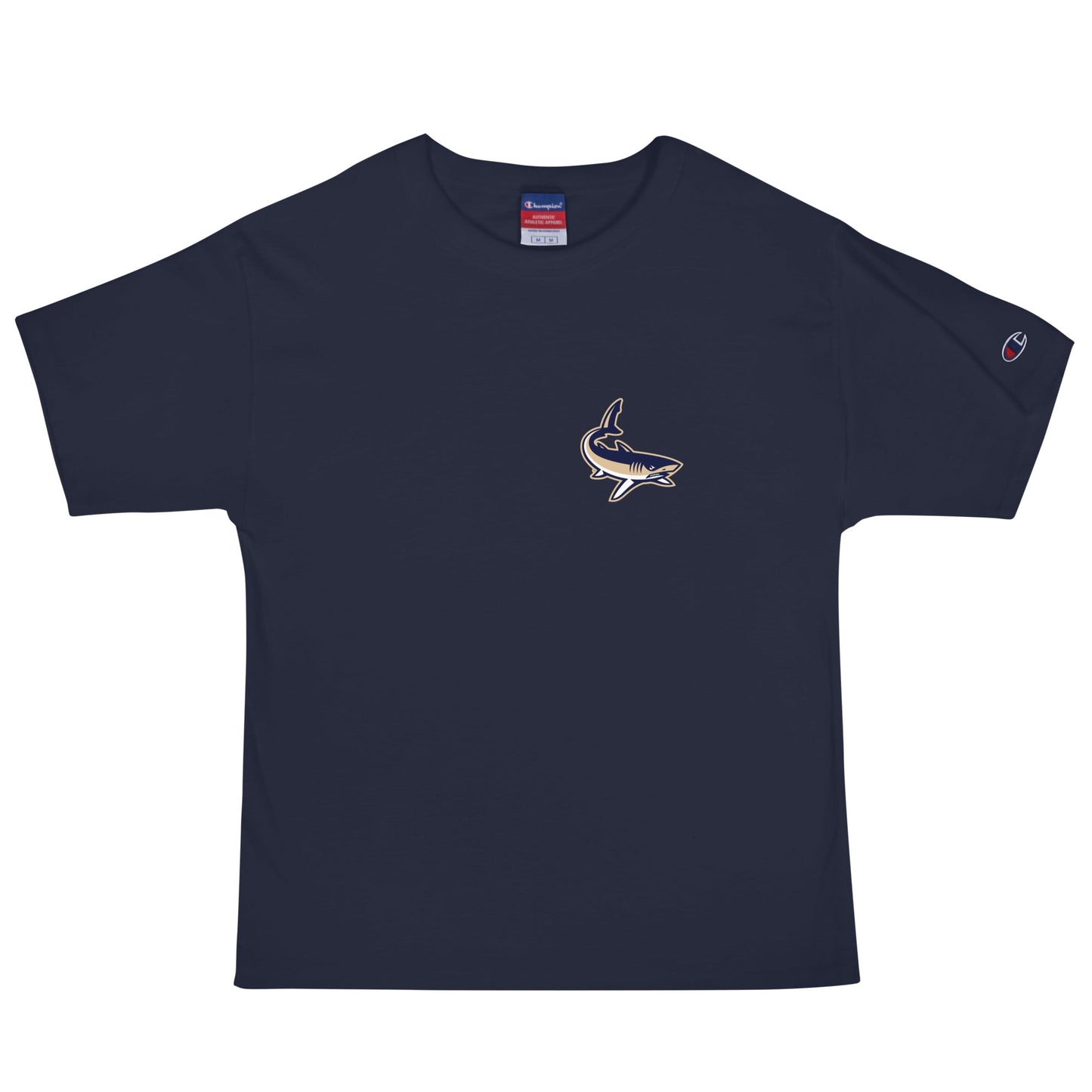 Signature | Champion T-Shirt | University South Carolina Beaufort Track & Field | Shark Logo