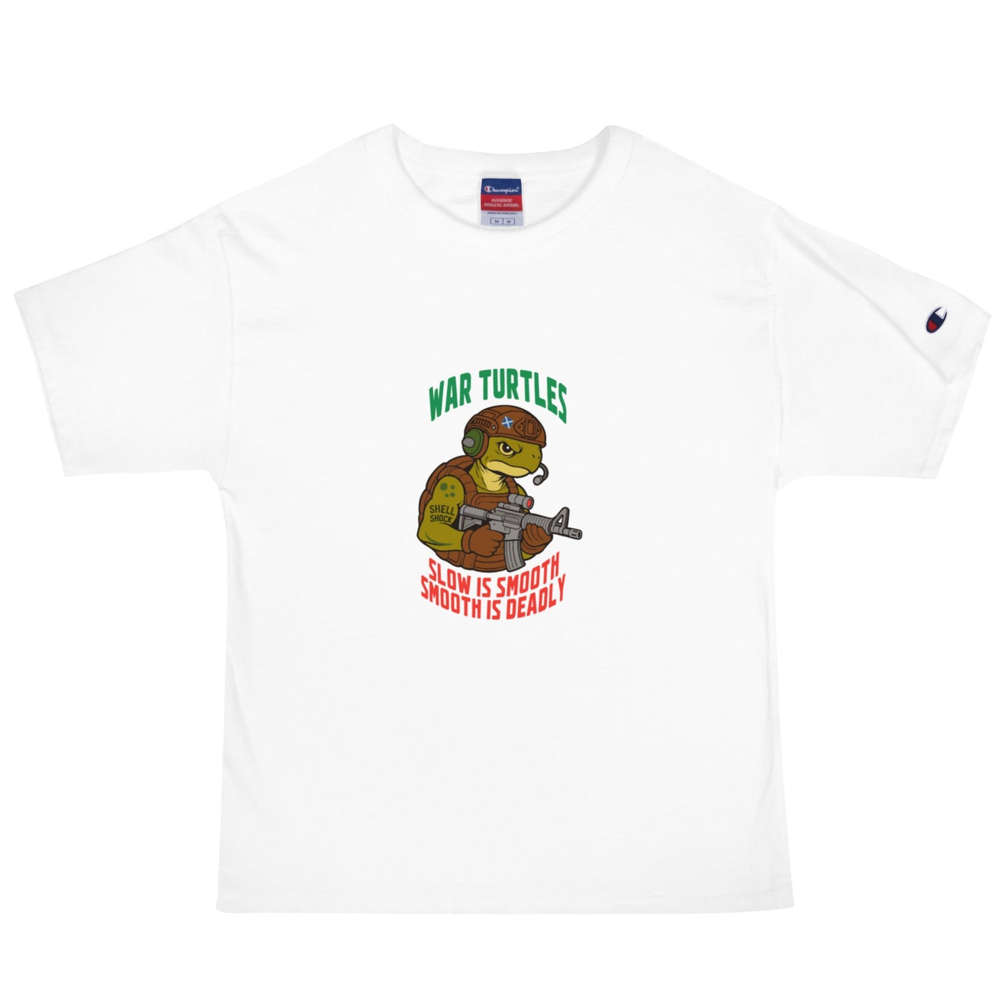 Signature | Champion T-Shirt | War Turtles | Mascot Logo
