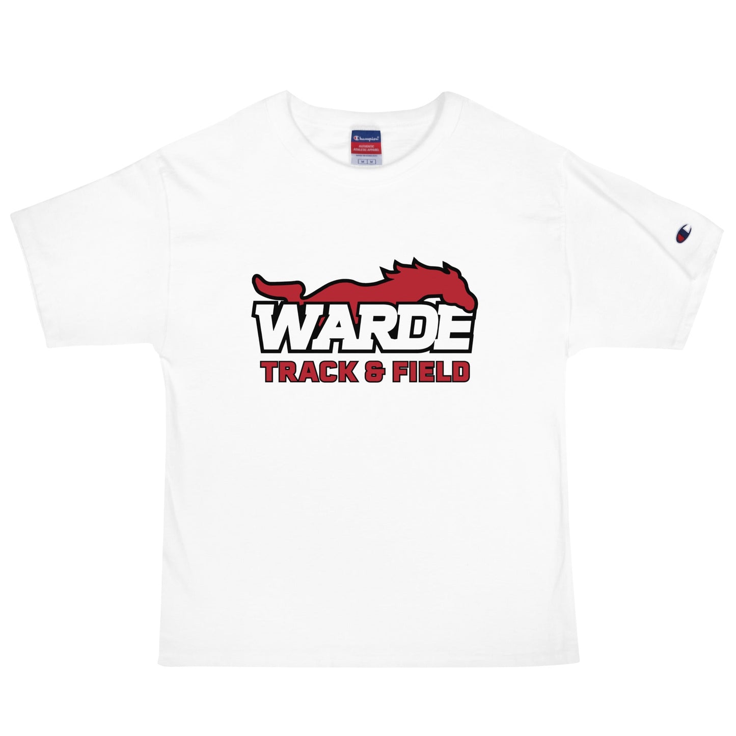 Signature | Champion T-Shirt | Warde Track and Field | Alt Logo