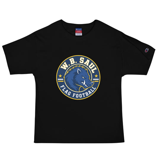 Signature | Champion T-Shirt | W.B.Saul Razorbacks | Badge Logo
