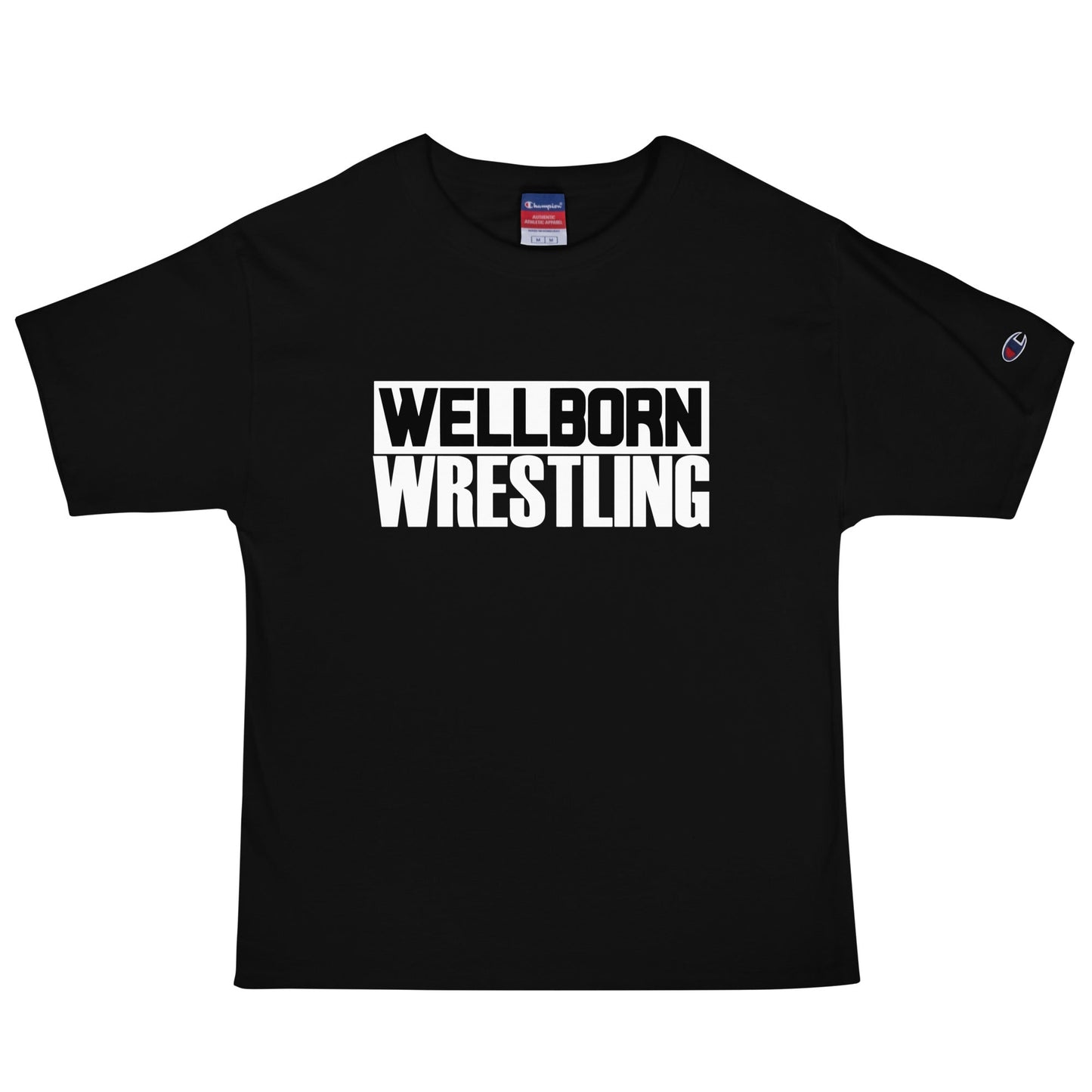 Signature | Champion T-Shirt | Wellborn Youth Wrestling | Script Logo