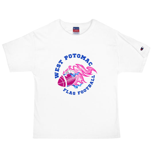 Signature | Champion T-Shirt | West Potomac Flag Football | Crest Logo