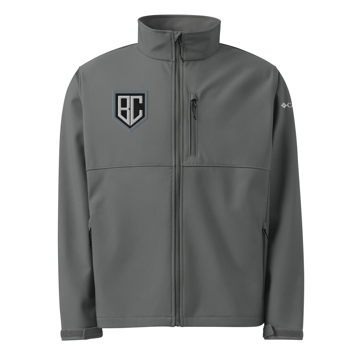 Signature | Columbia Soft Shell Jacket | Blue Collar Softball 2034 | Emblem Logo