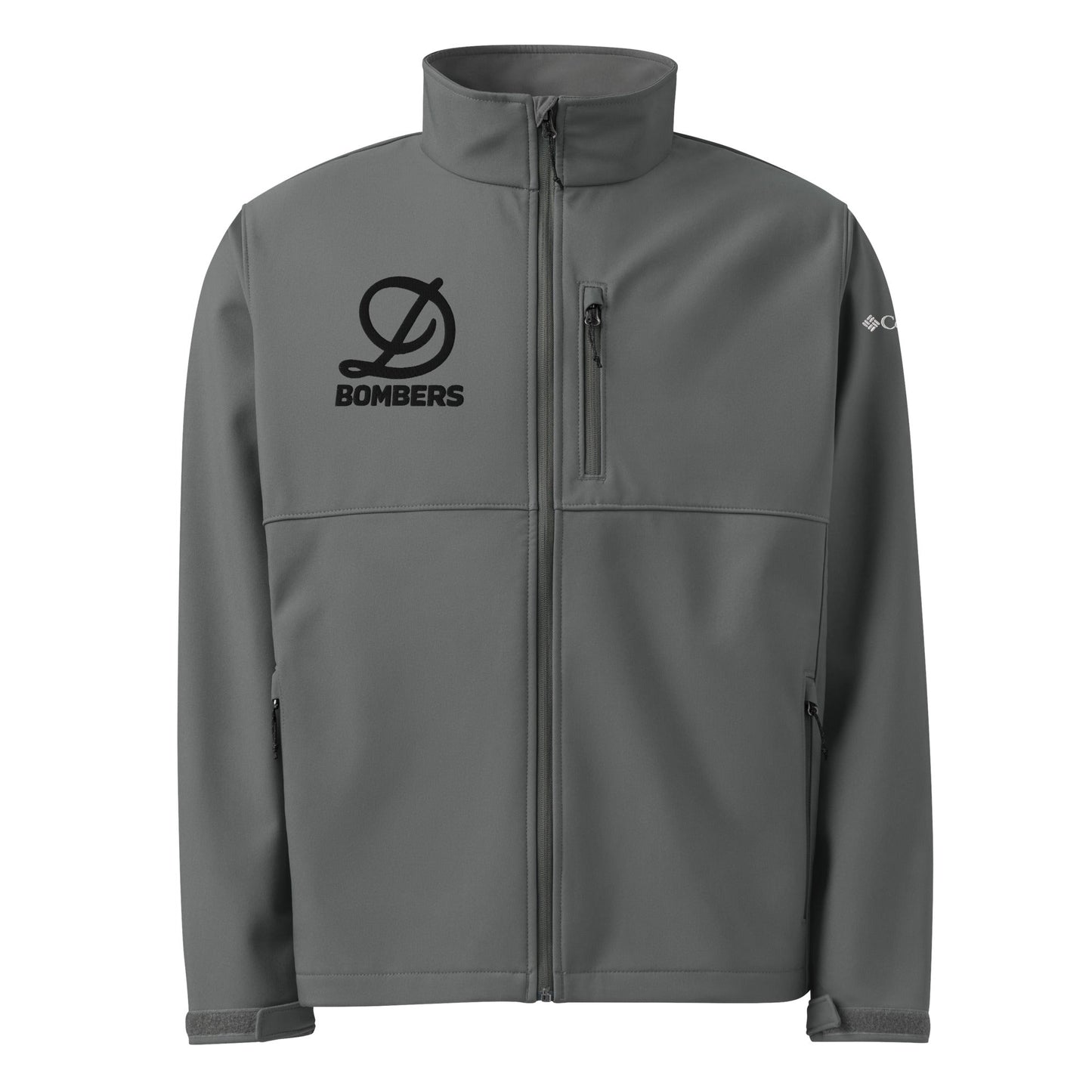 Signature | Columbia Soft Shell Jacket | Diamond Bombers | Bomber Varsity - Black Logo