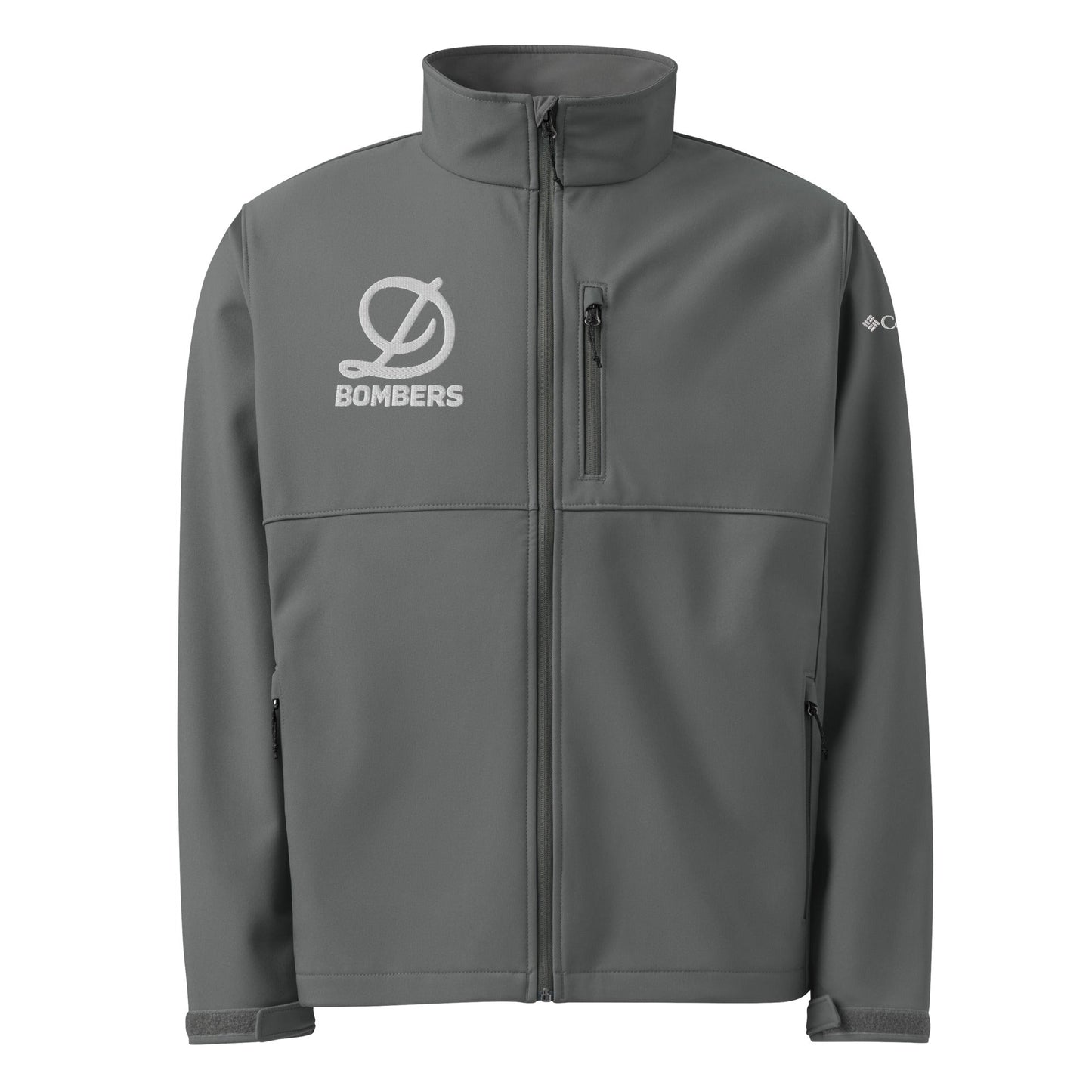 Signature | Columbia Soft Shell Jacket | Diamond Bombers | Bomber Varsity - White Logo