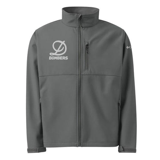 Signature | Columbia Soft Shell Jacket | Diamond Bombers | Bomber Varsity - White Logo
