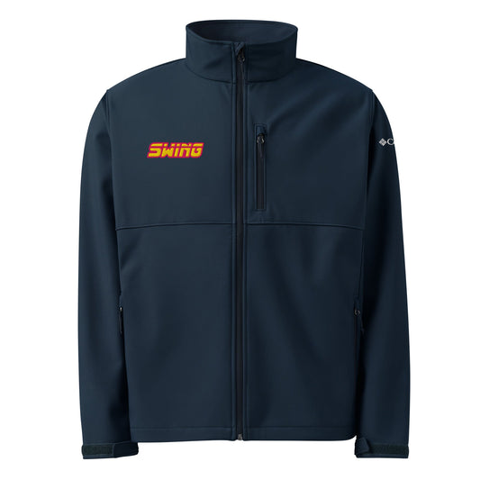 Signature | Columbia Soft Shell Jacket | Midwest Swing Softball | Mark Logo