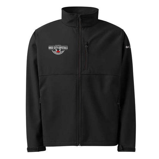 Signature | Columbia Soft Shell Jacket | Rose City Crystals | Script Logo
