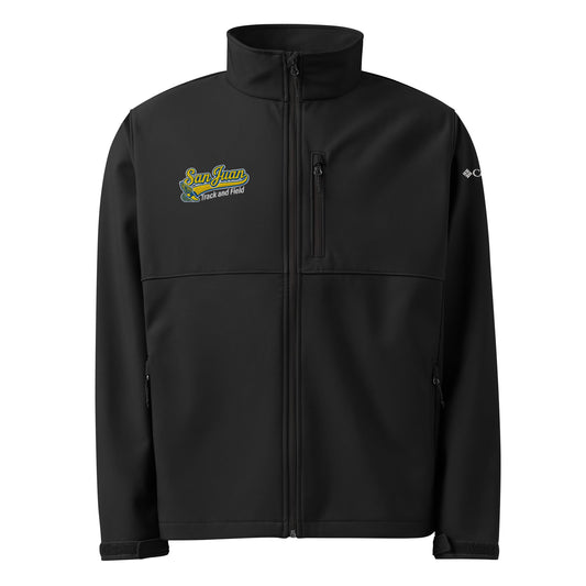 Signature | Columbia Soft Shell Jacket | San Juan Track and Field | Script Logo