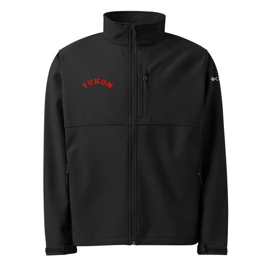 Signature | Columbia Soft Shell Jacket | Yukon Student Council | Script Logo