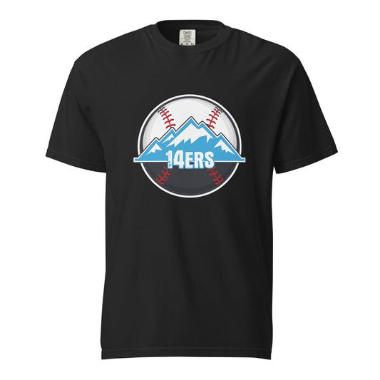 Signature | Comfort Colors T-Shirt | 14ers Baseball | Athletics Logo