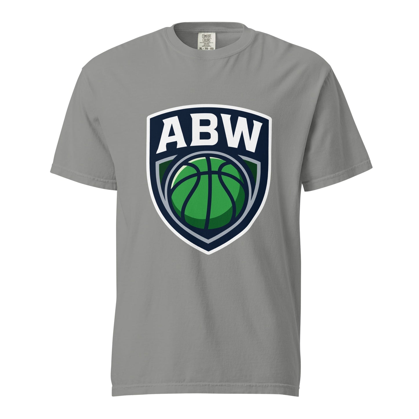 Signature | Comfort Colors T-Shirt | A Better Way Basketball Program | Shield Logo