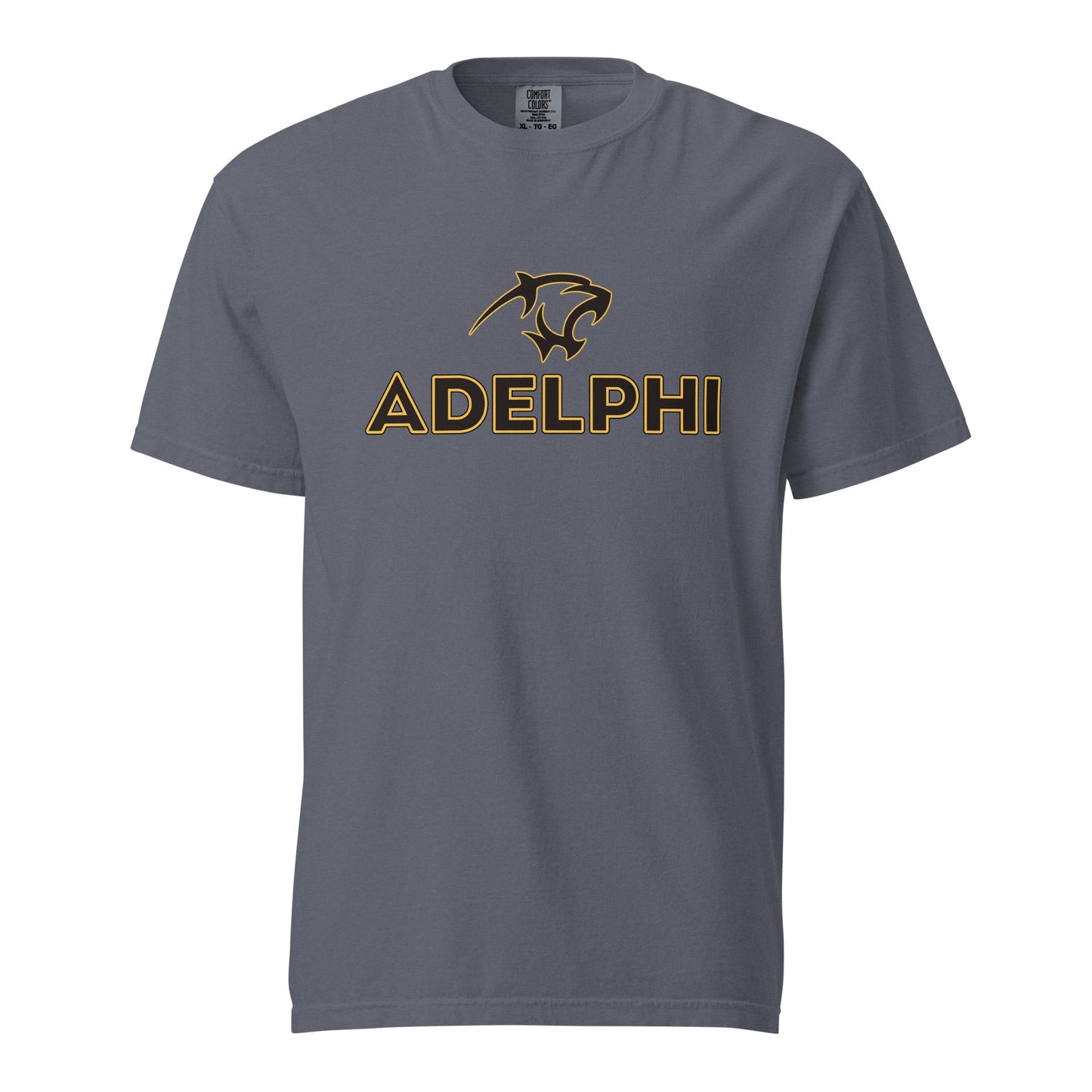 Signature | Comfort Colors T-Shirt | Adelphi Womens Soccer | Apex Panther Logo