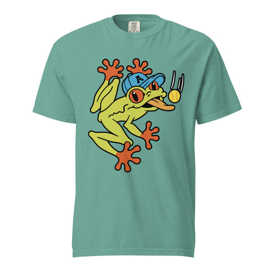 Signature | Comfort Colors T-Shirt | Aquasox Softball | Mascot Logo