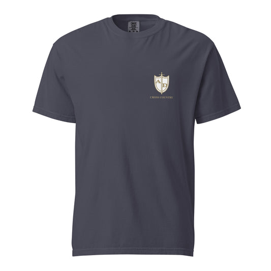 Signature | Comfort Colors T-Shirt | Arma Dei Academy Cross Country | Shield Logo