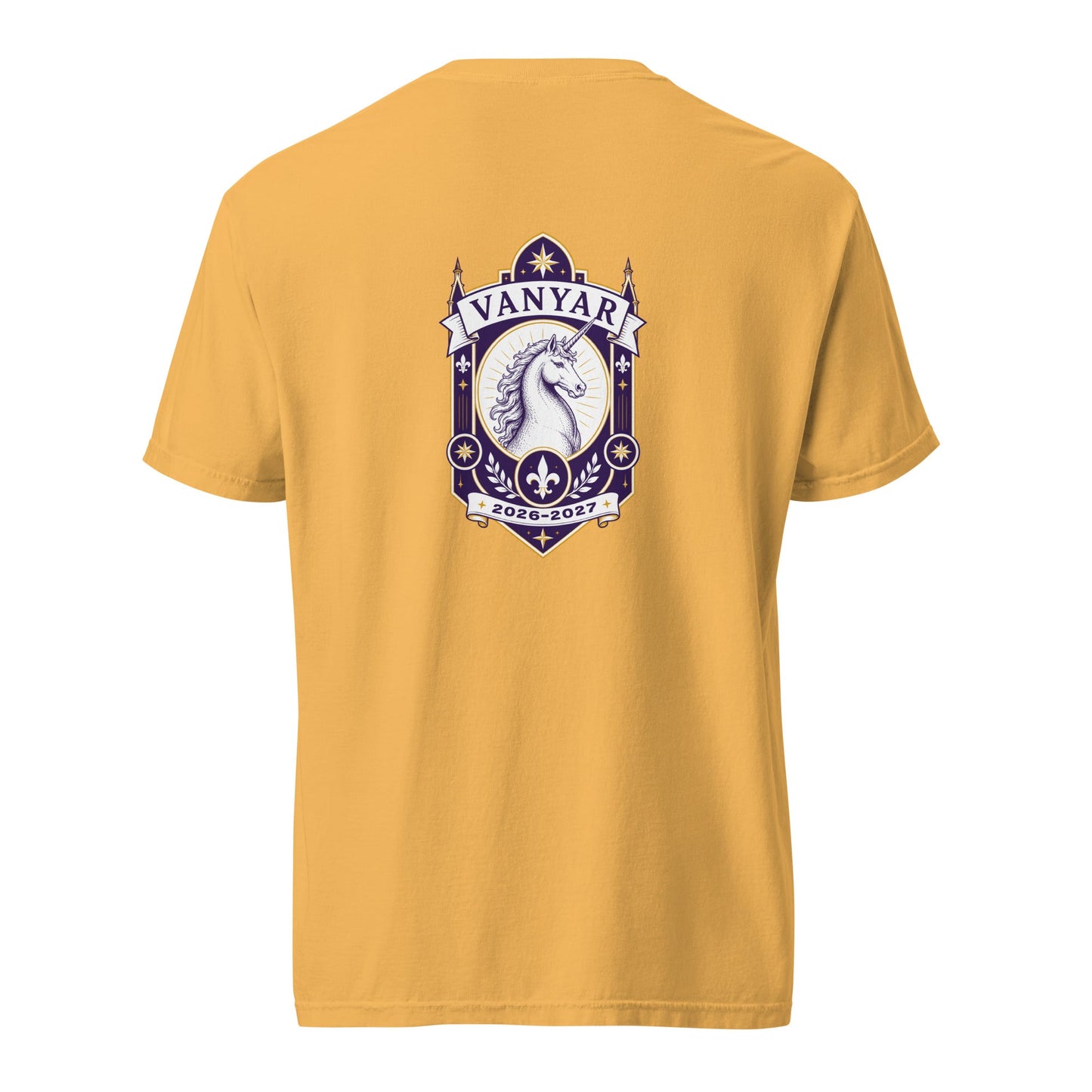 Signature | Comfort Colors T-Shirt | Arma Dei Academy Logic Houses | Vanyar Logo