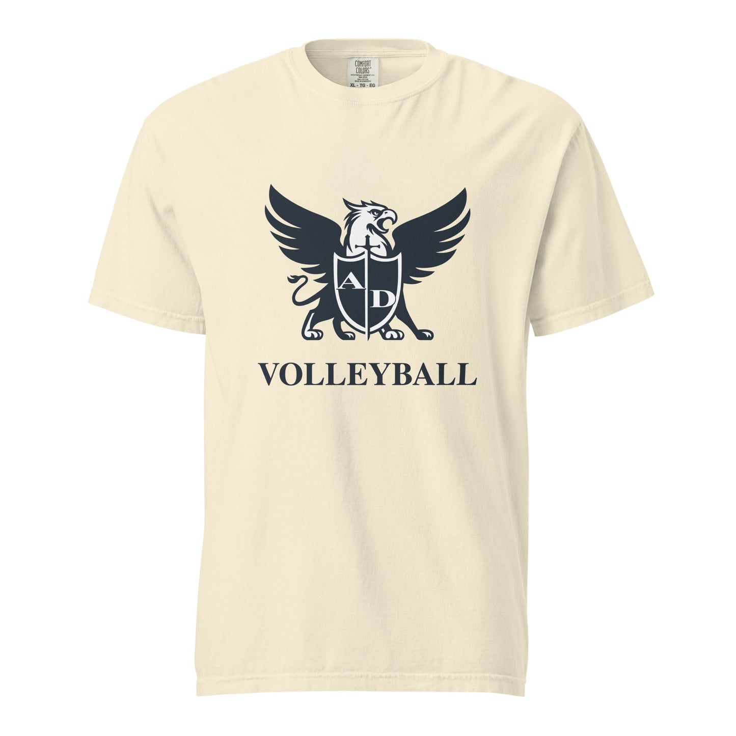 Signature | Comfort Colors T-Shirt | Arma Dei Academy Volleyball | Griffin Logo