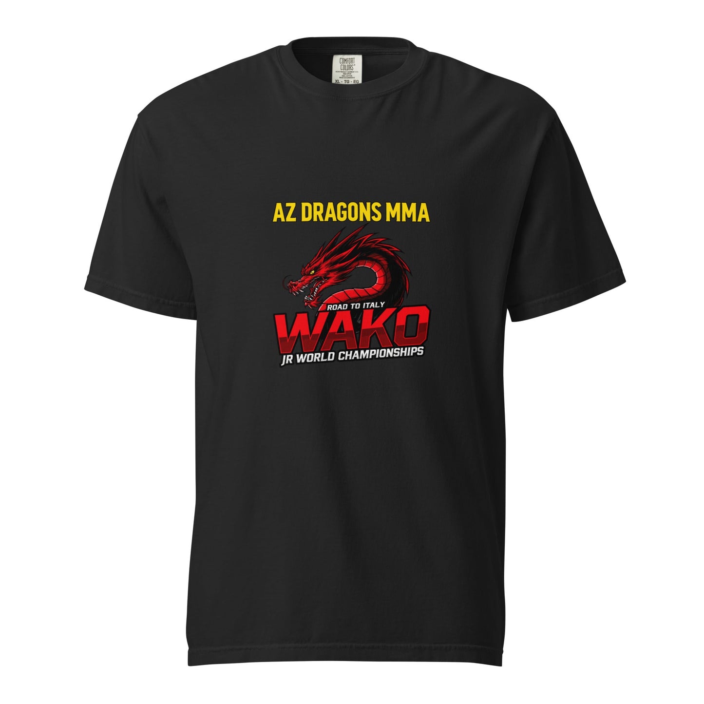 Signature | Comfort Colors T-Shirt | AZ DRAGONS MMA | Vanguard Logo
