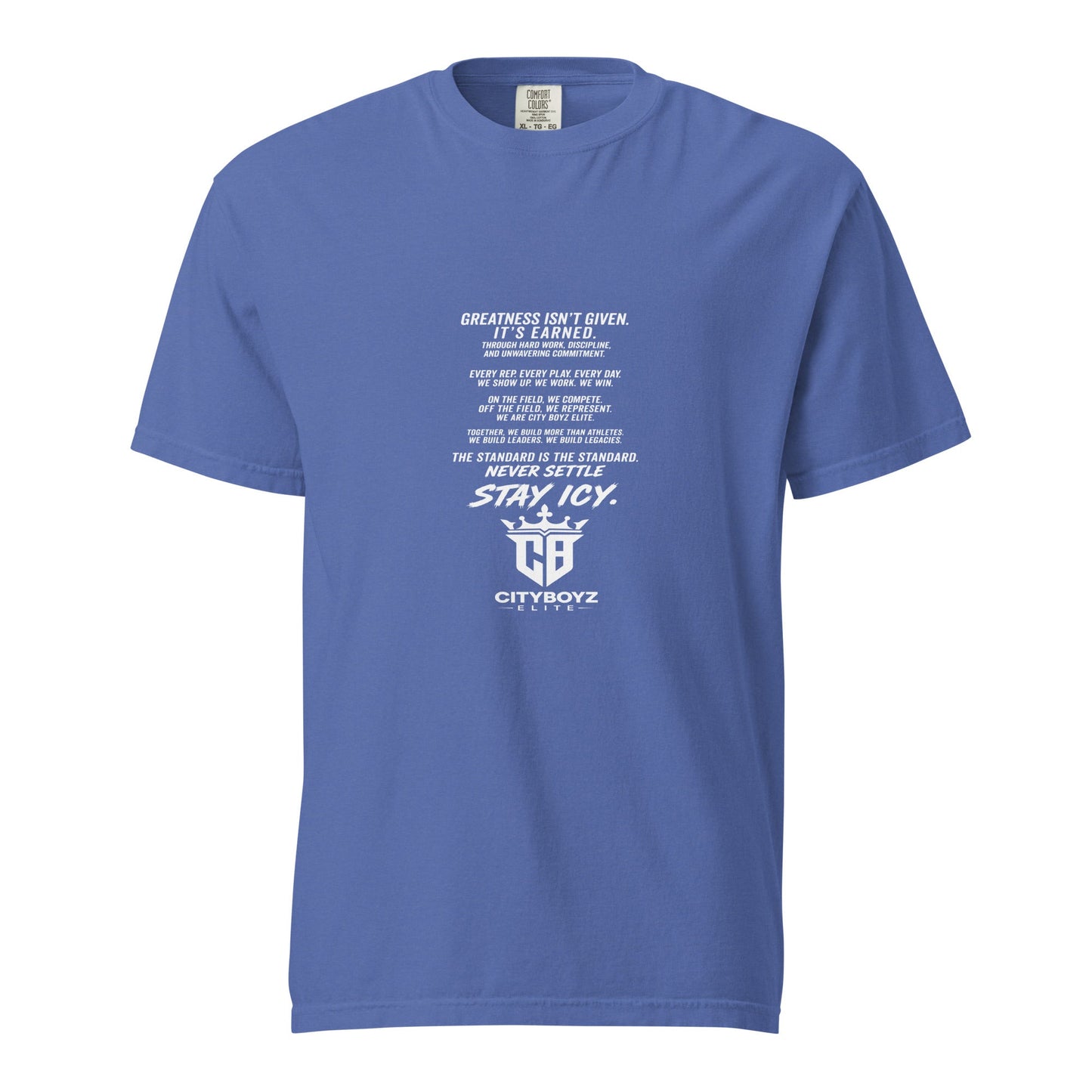 Signature | Comfort Colors T-Shirt | City Boyz Elite | Legacy Builder Mark Logo