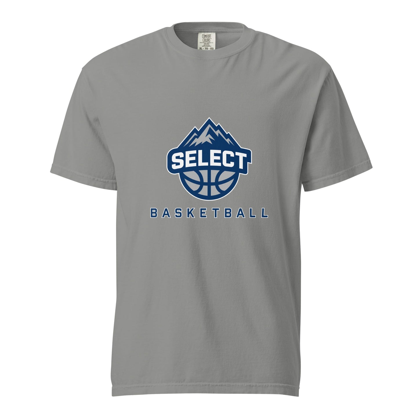 Signature | Comfort Colors T-Shirt | Colorado Select Basketball | Crest Logo
