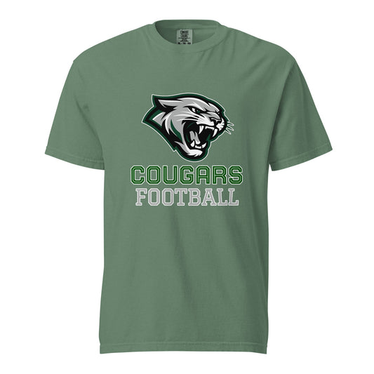 Signature | Comfort Colors T-Shirt | Colts Neck Cougars | Youth Tackle Football (AYF) | Strike Mascot Logo