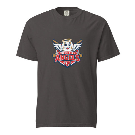 Signature | Comfort Colors T-Shirt | Cross City Angels | Shield Logo