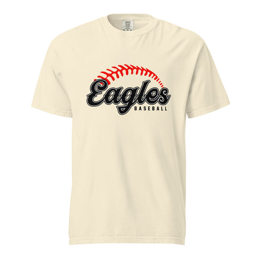 Signature | Comfort Colors T-Shirt | Eagles Baseball | Script Logo