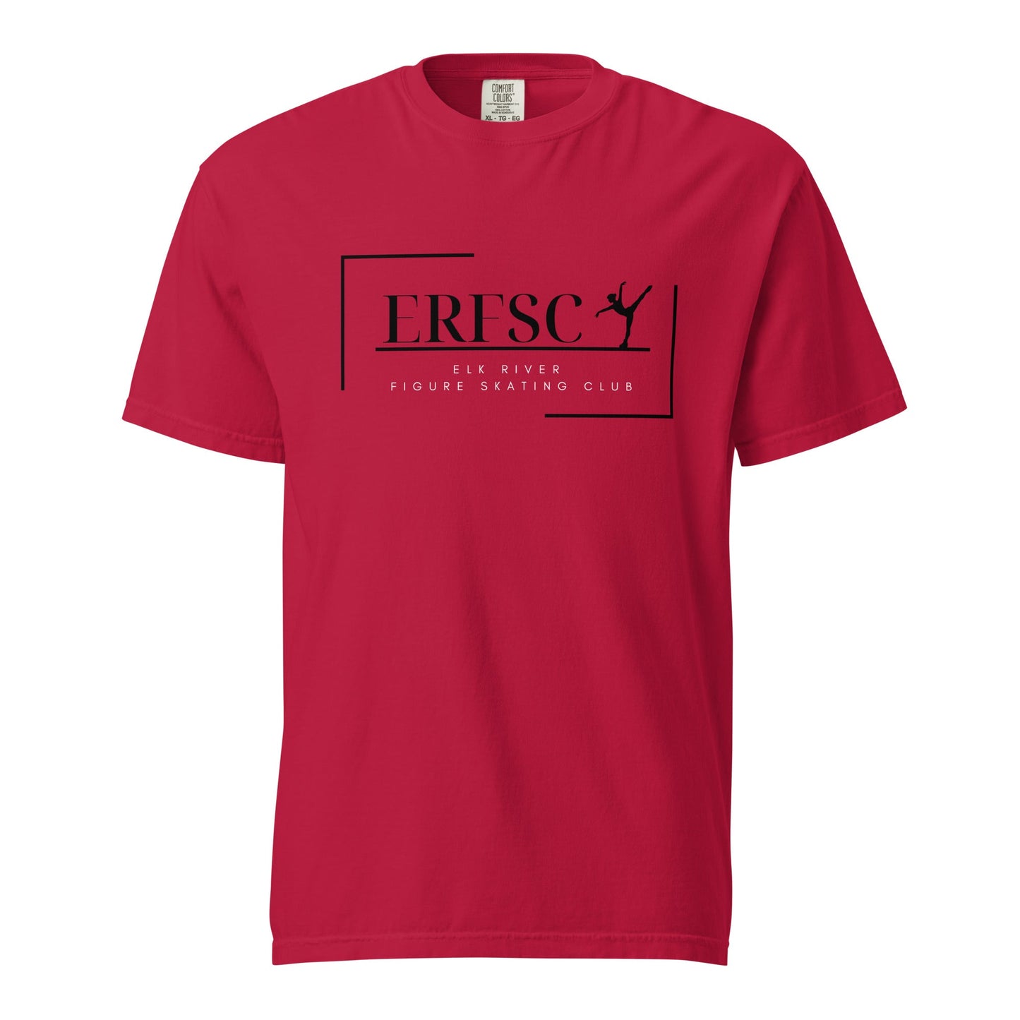 Signature | Comfort Colors T-Shirt | Elk River Figure Skating Club | Alt Logo 2