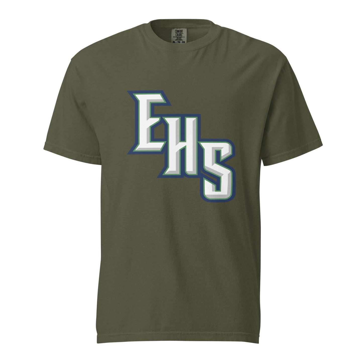 Signature | Comfort Colors T-Shirt | Emerald High School Baseball | EHS Logo