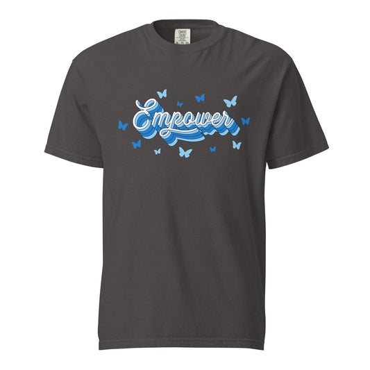 Signature | Comfort Colors T-Shirt | Empower Volleyball Club | Vanguard Logo