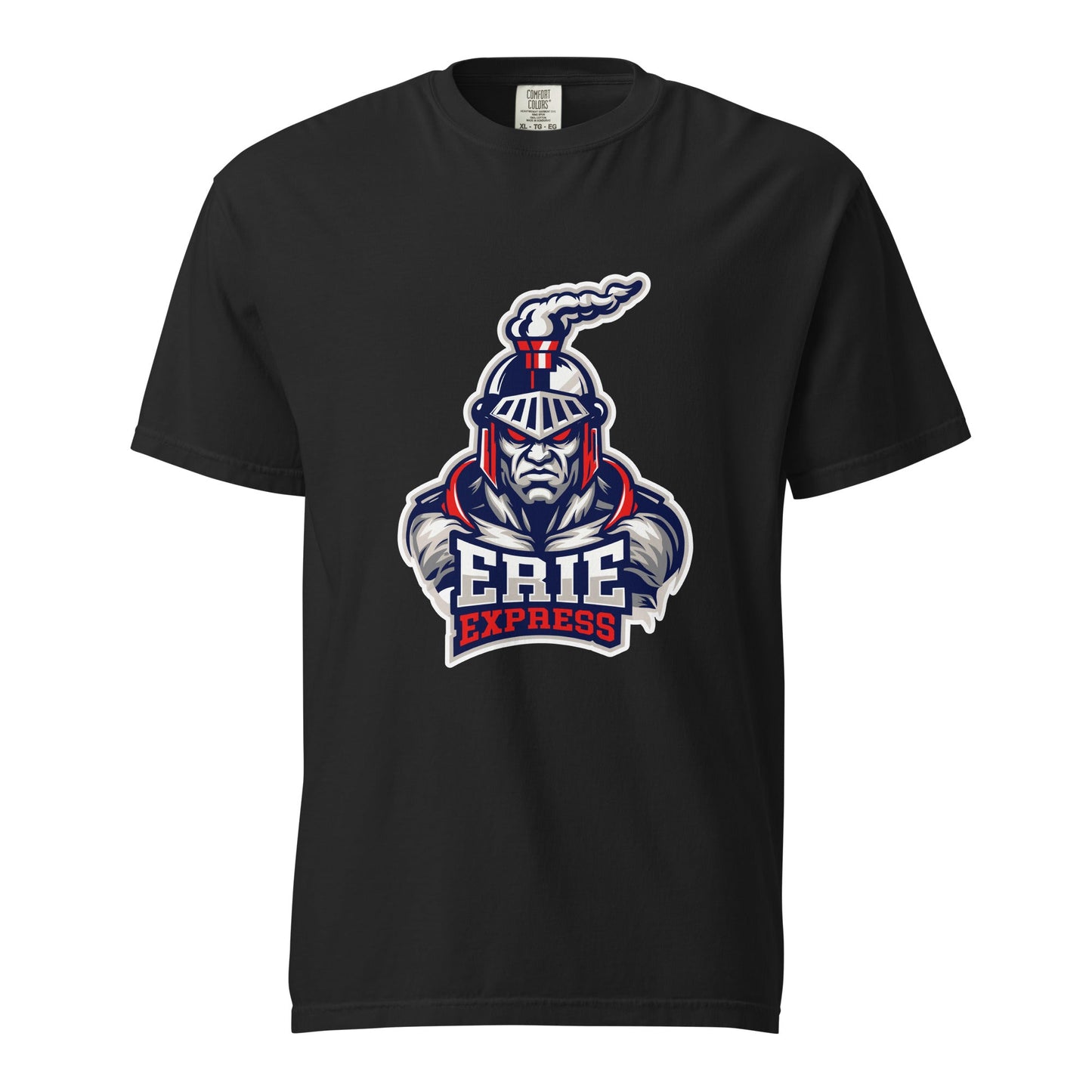 Signature | Comfort Colors T-Shirt | Erie Express Football | Mascot Logo