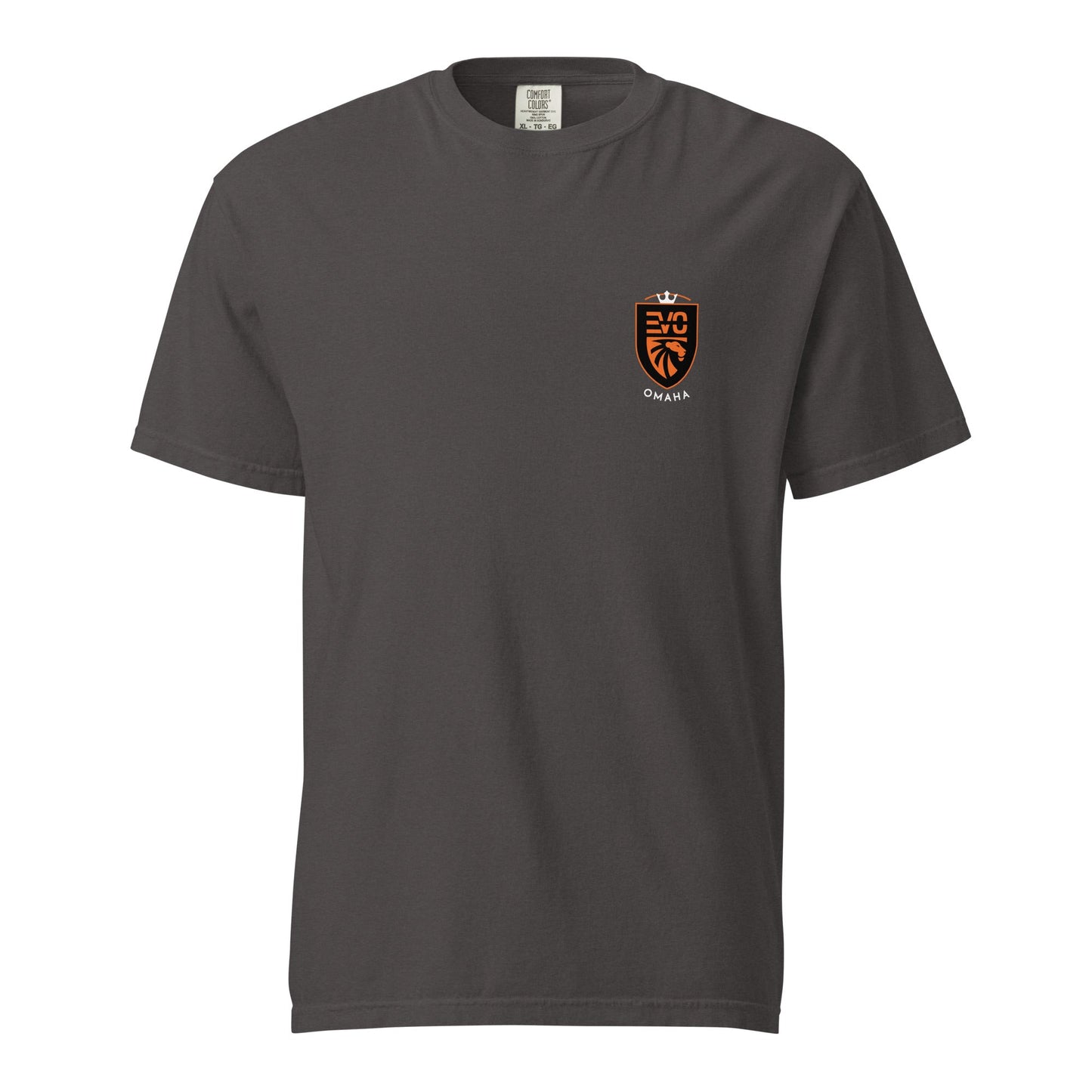Signature | Comfort Colors T-Shirt | Evolution Soccer Club | Shield Logo
