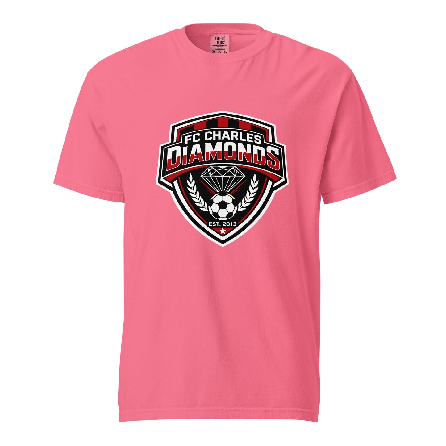 Signature | Comfort Colors T-Shirt | FC Charles: Diamonds | Emblem Logo