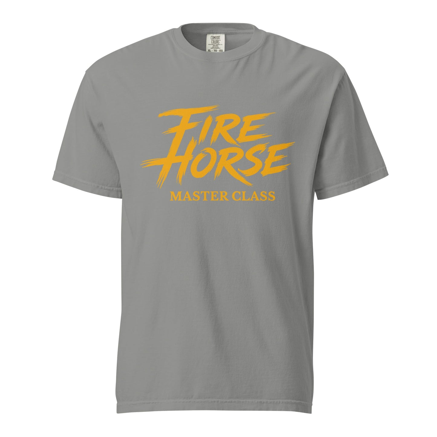 Signature | Comfort Colors T-Shirt | Fire Horse Masters | Modern Script Logo