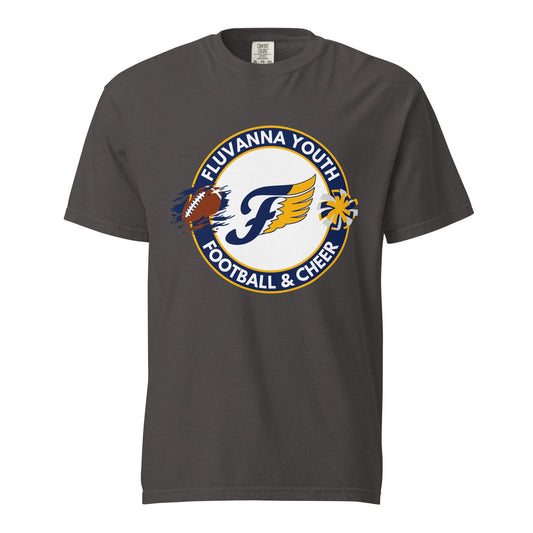 Signature | Comfort Colors T-Shirt | Fluvanna Youth Football and Cheer | Badge Logo