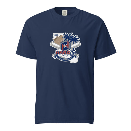 Signature | Comfort Colors T-Shirt | Hard 90 Legacy | Badge Logo