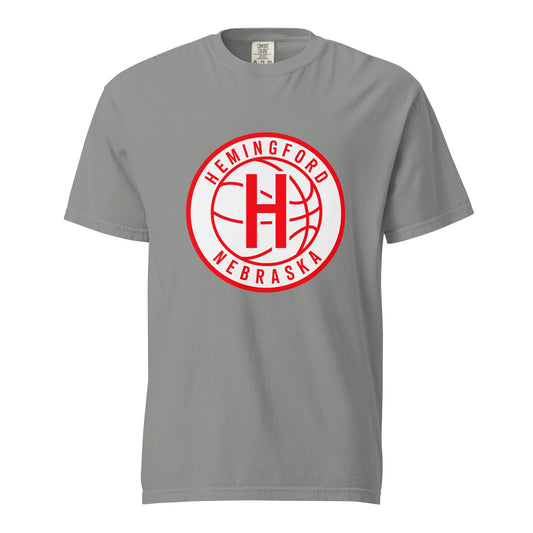 Signature | Comfort Colors T-Shirt | Hemingford Bobcats | Alt Badge Logo