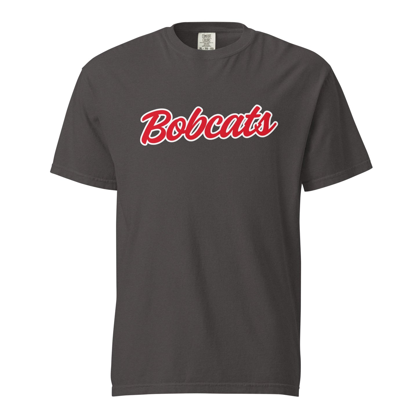 Signature | Comfort Colors T-Shirt | Hemingford Bobcats | Script Logo