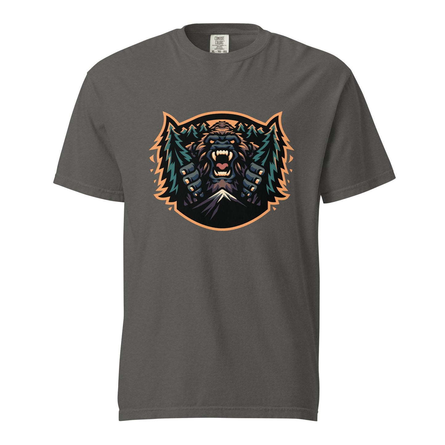 Signature | Comfort Colors T-Shirt | JBLM Bigfoot Hockey Team | Mascot Logo