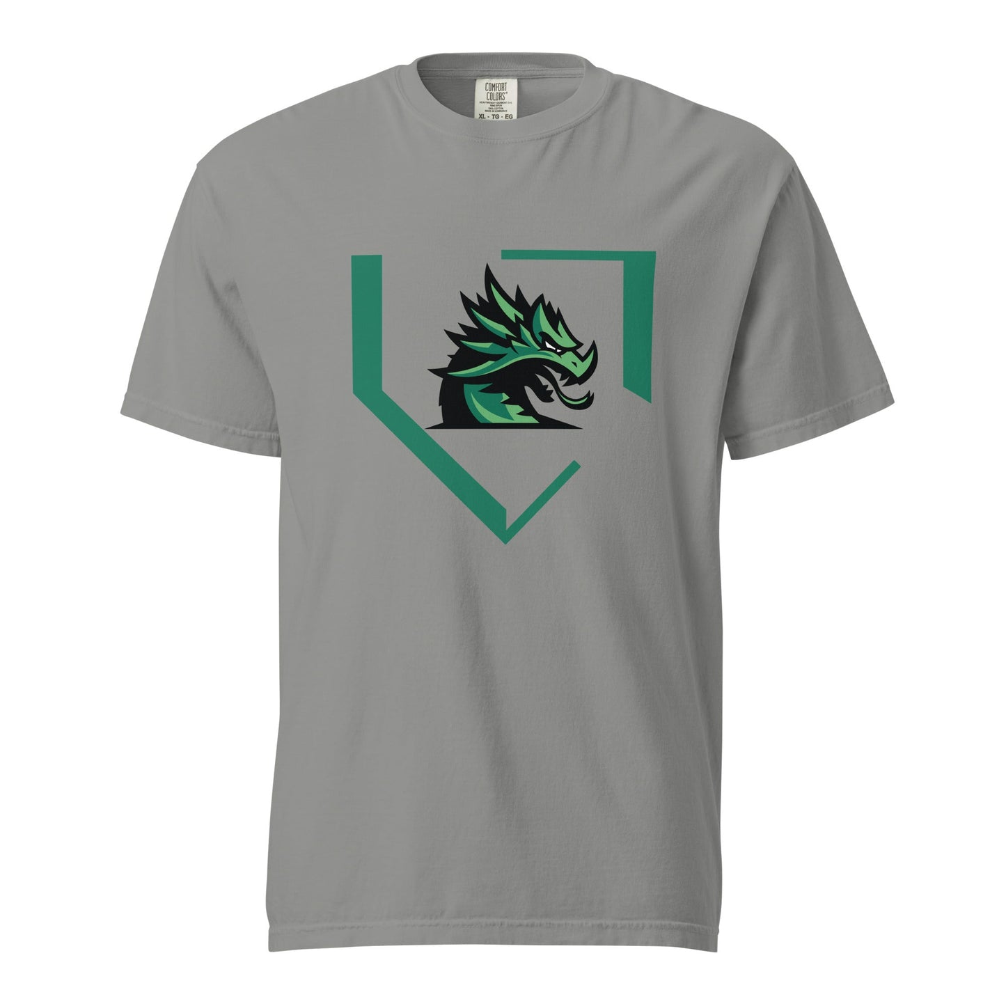 Signature | Comfort Colors T-Shirt | John Cooper Baseball | Dragon Home Logo