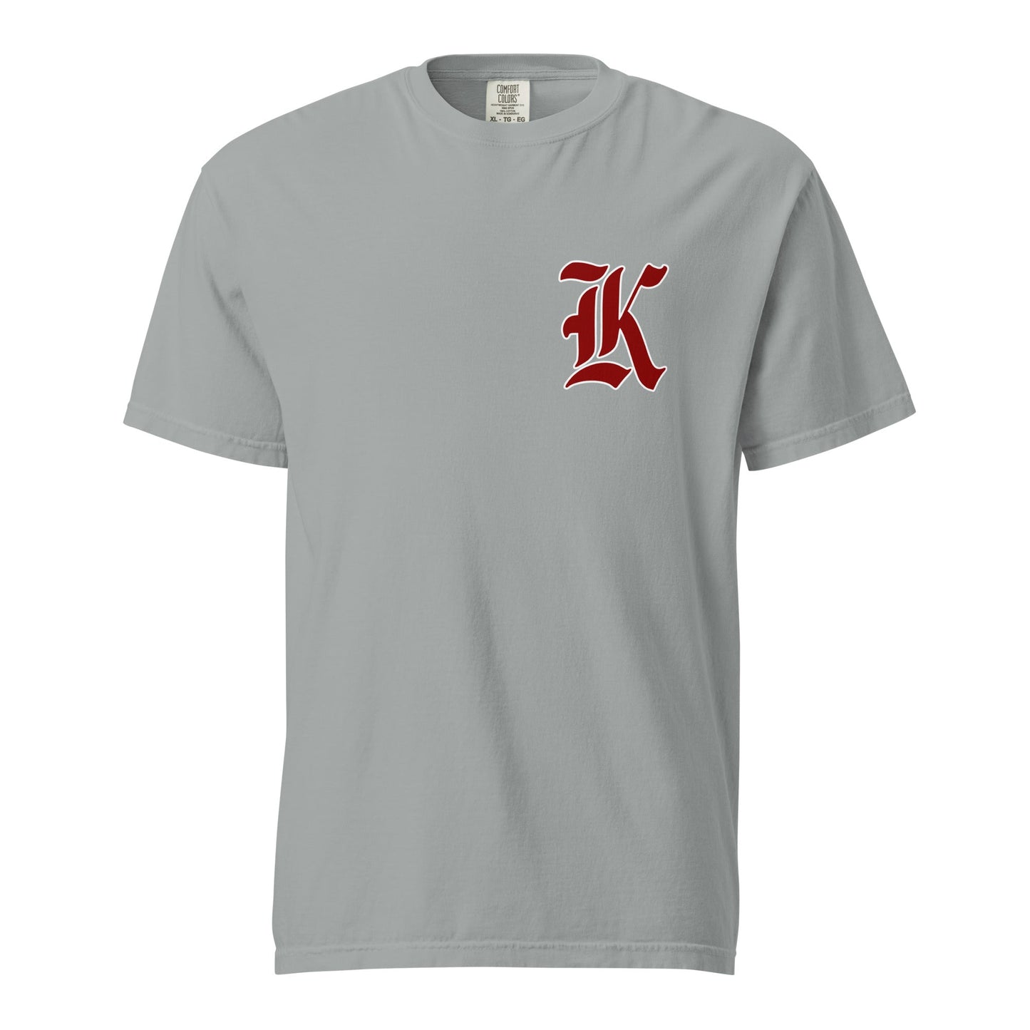 Signature | Comfort Colors T-Shirt | Kofa Baseball Booster Club | Crest Lettermark Logo