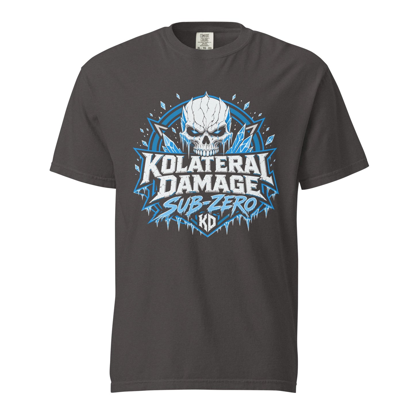 Signature | Comfort Colors T-Shirt | Kolateral Damage E-Sports | Shield Logo