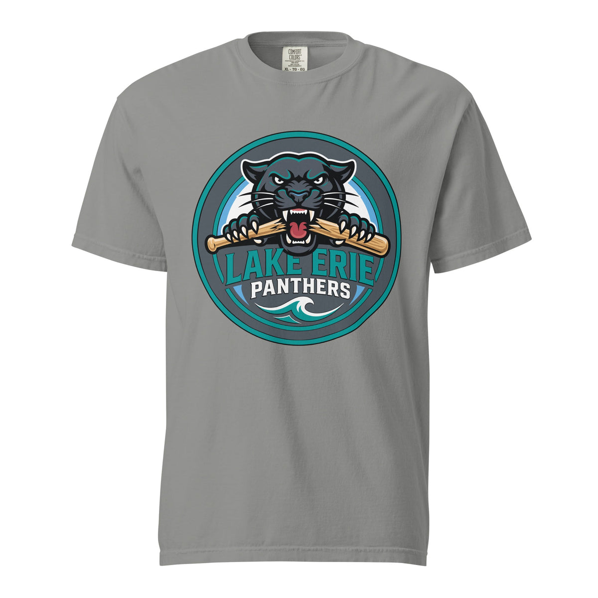 Signature | Comfort Colors T-Shirt | Lake-Erie Panthers | Badge Logo