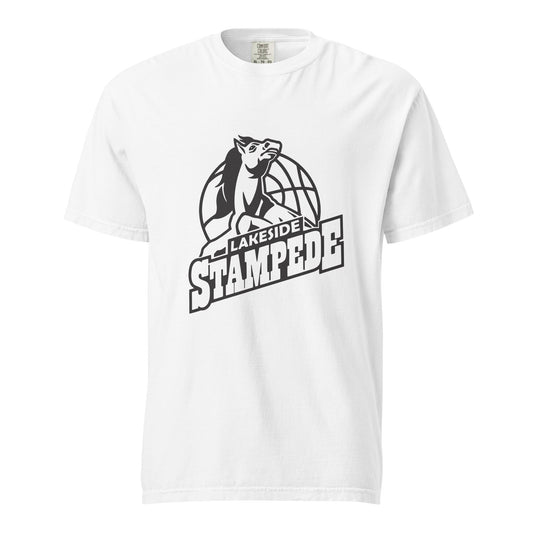 Signature | Comfort Colors T-Shirt | Lakeside Stampede | Basketball Mascot Logo