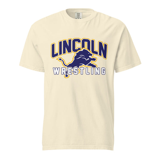 Signature | Comfort Colors T-Shirt | Lincoln High School | Crest Logo