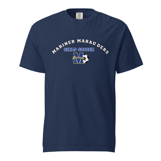 Signature | Comfort Colors T-Shirt | Mariner girls soccer | Crest Logo
