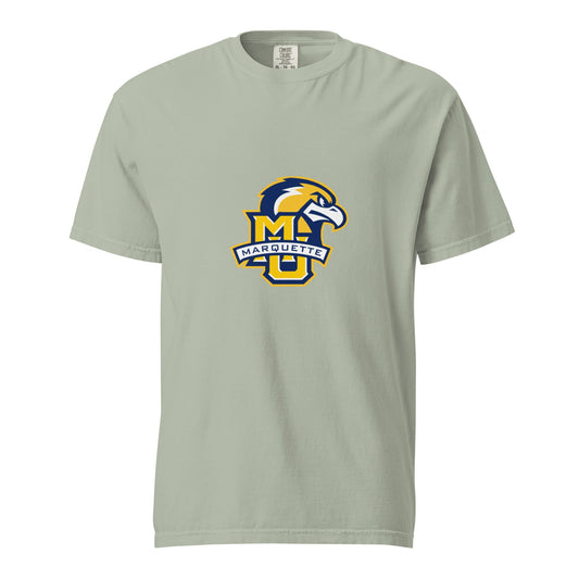 Signature | Comfort Colors T-Shirt | Marquette University Women's Hockey | Eagle Crest Logo